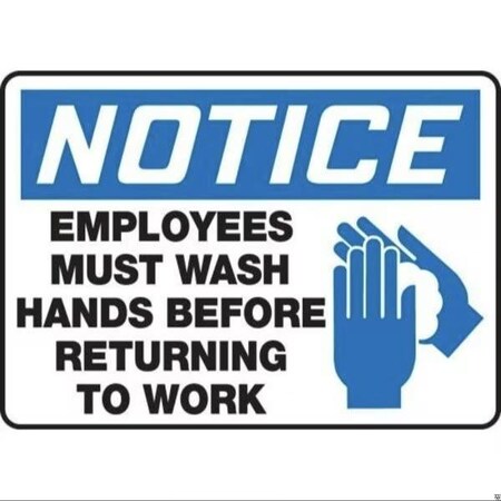 Accuform OSHA NOTICE SAFETY SIGN EMPLOYEES FRMRST805XV FRMRST805XV
